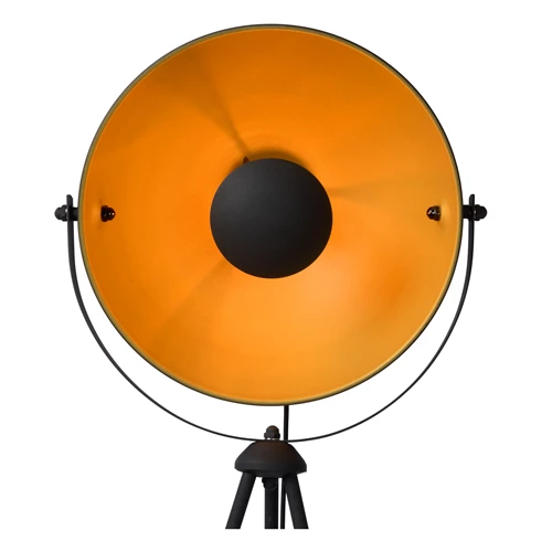 Lucide ALVARO - Stehlampe - 1xE27 - Schwarz - detail 2